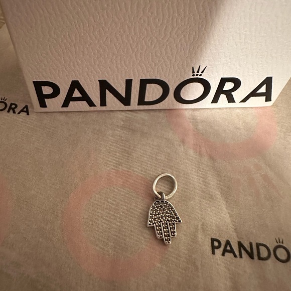 PANDORA Hamsa Hand (Symbol of Protection) Dangle Charm - Picture 2 of 2